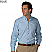 Blue - Edwards Men's Poplin Long Sleeve Shirt # 1295-001