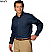 Navy - Edwards Men's Poplin Long Sleeve Shirt # 1295-007
