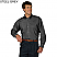 Steel Grey - Edwards Men's Poplin Long Sleeve Shirt # 1295-079