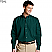 Teal - Edwards Men's Poplin Long Sleeve Shirt # 1280-044
