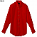 Red - Edwards Women's Long Sleeve Poplin Shirt # 5280-012