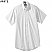 White - Edwards Men's Short Sleeve Oxford Shirt # 1925-000
