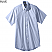 Blue - Edwards Men's Short Sleeve Oxford Shirt # 1925-001