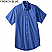 French Blue - Edwards Men's Short Sleeve Oxford Shirt # 1925-061