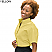 Yellow - Edwards Women's Short Sleeve Oxford Shirt # 5027-003
