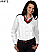 White - Edwards Women's Long Sleeve Oxford Shirt # 5077-000