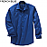 French Blue - Edwards Men's Long Sleeve Spread Collar Dress Shirt # 1033-061