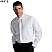 White - Edwards Men's Long Sleeve Batiste Banded Collar Shirt # 1392-000