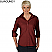 Burgundy - Edwards Ladies' 3/4 Sleeve Blouse # 5040-013