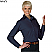 Navy - Edwards Ladies Poplin Long Sleeve Blouse # 5295-007