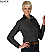 Black - Edwards Ladies Poplin Long Sleeve Blouse # 5295-010