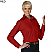 Red - Edwards Ladies Poplin Long Sleeve Blouse # 5295-012