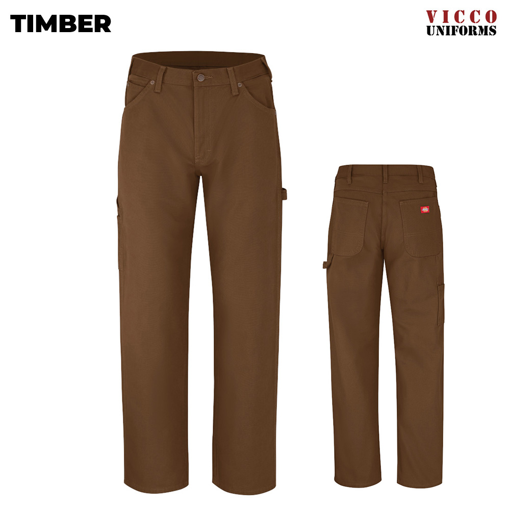 Slim Fit Tapered Leg Carpenter Duck Pants