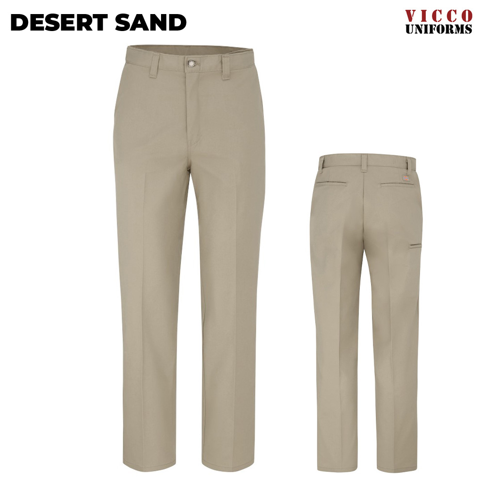 Dickies LP700 Men's Industrial Pants - Flat Front Comfort Waist