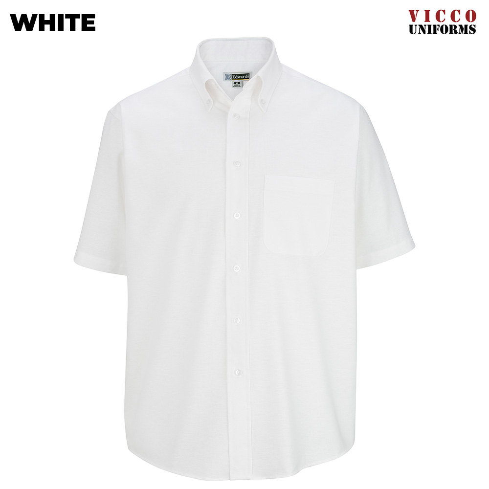 Edwards Men's Short Sleeve Oxford Shirt - 1027