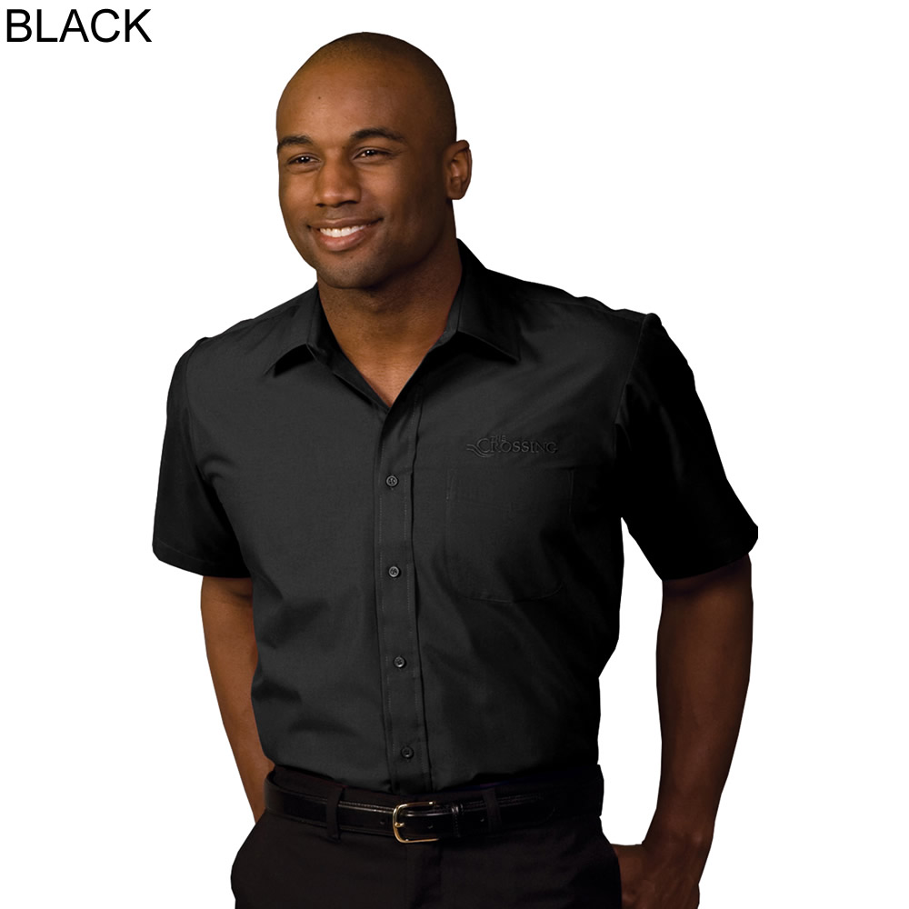 Edwards Men's Short Sleeve Broadcloth Shirt - 1313