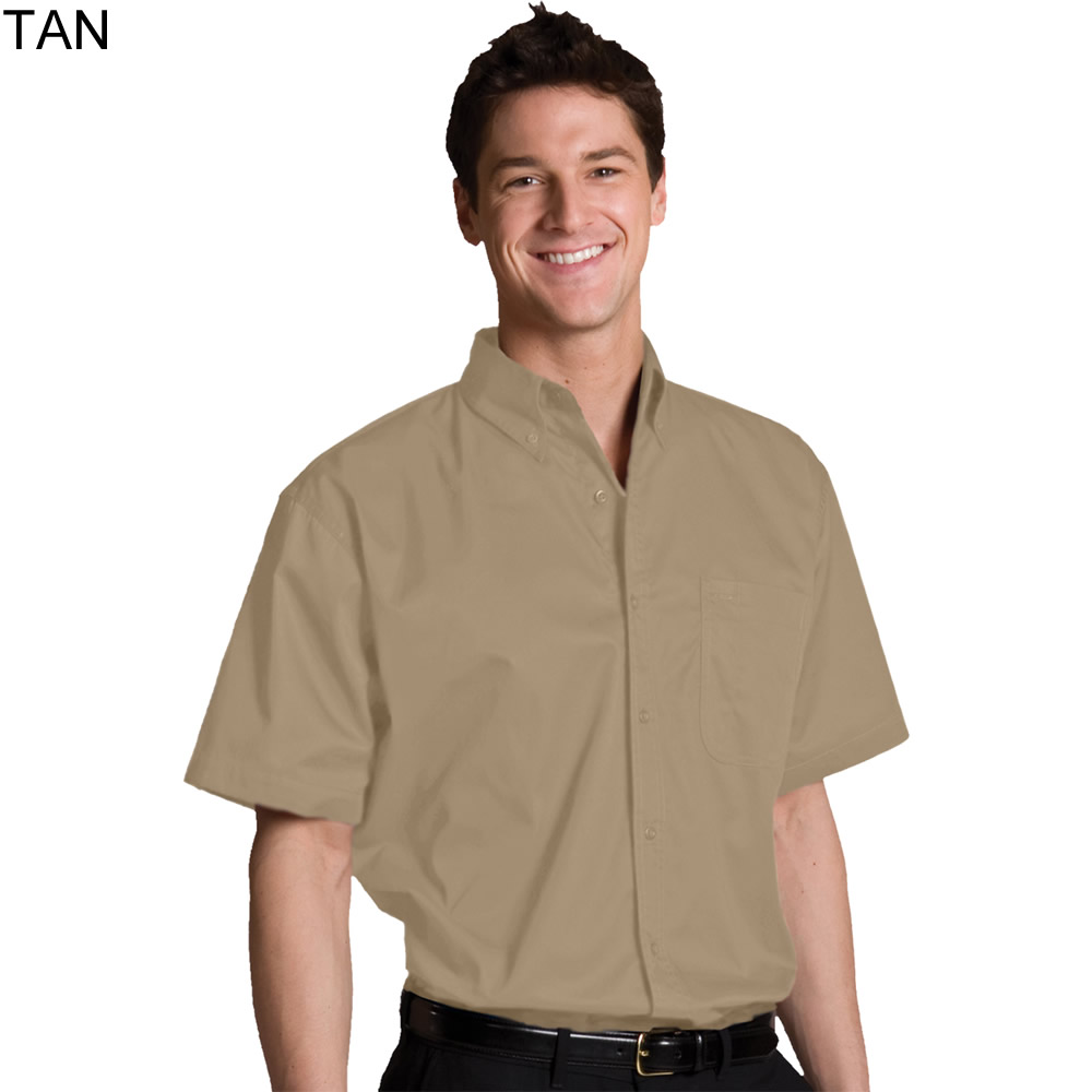 Edwards Men's Short Sleeve Twill Shirt - 1740