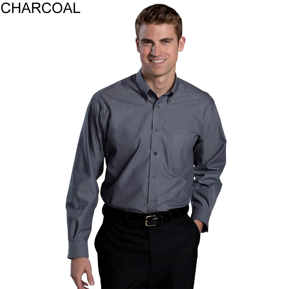 charcoal grey mens dress shirt