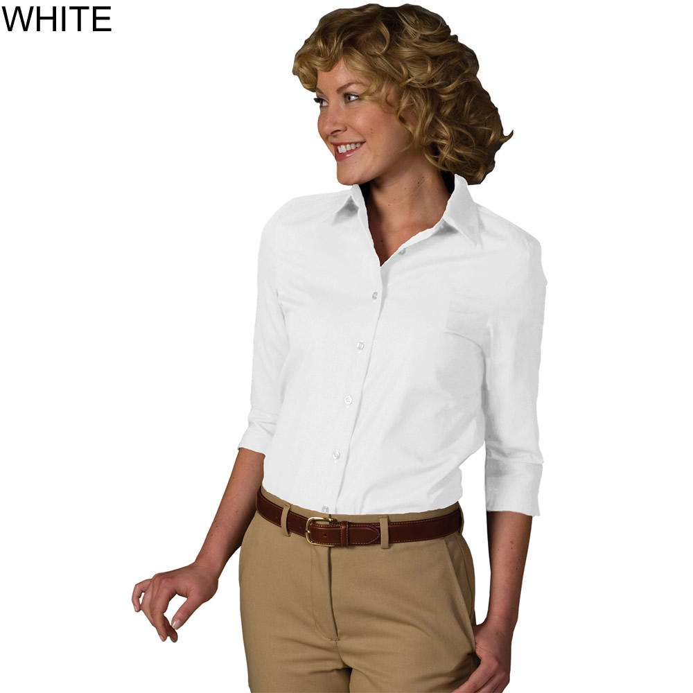 Edwards Ladies' 3/4 Sleeve Shirt - 5037