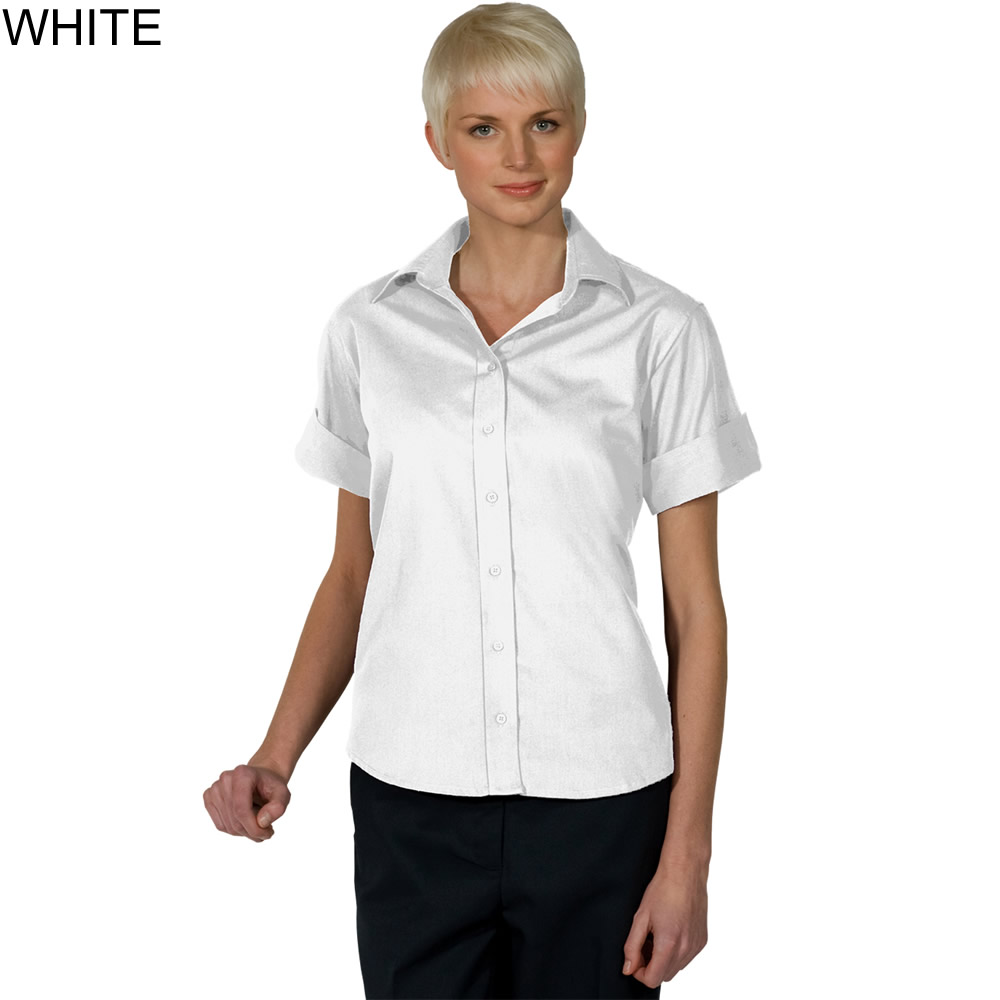 Edwards Women's Poplin Short Sleeve Shirt - 5245