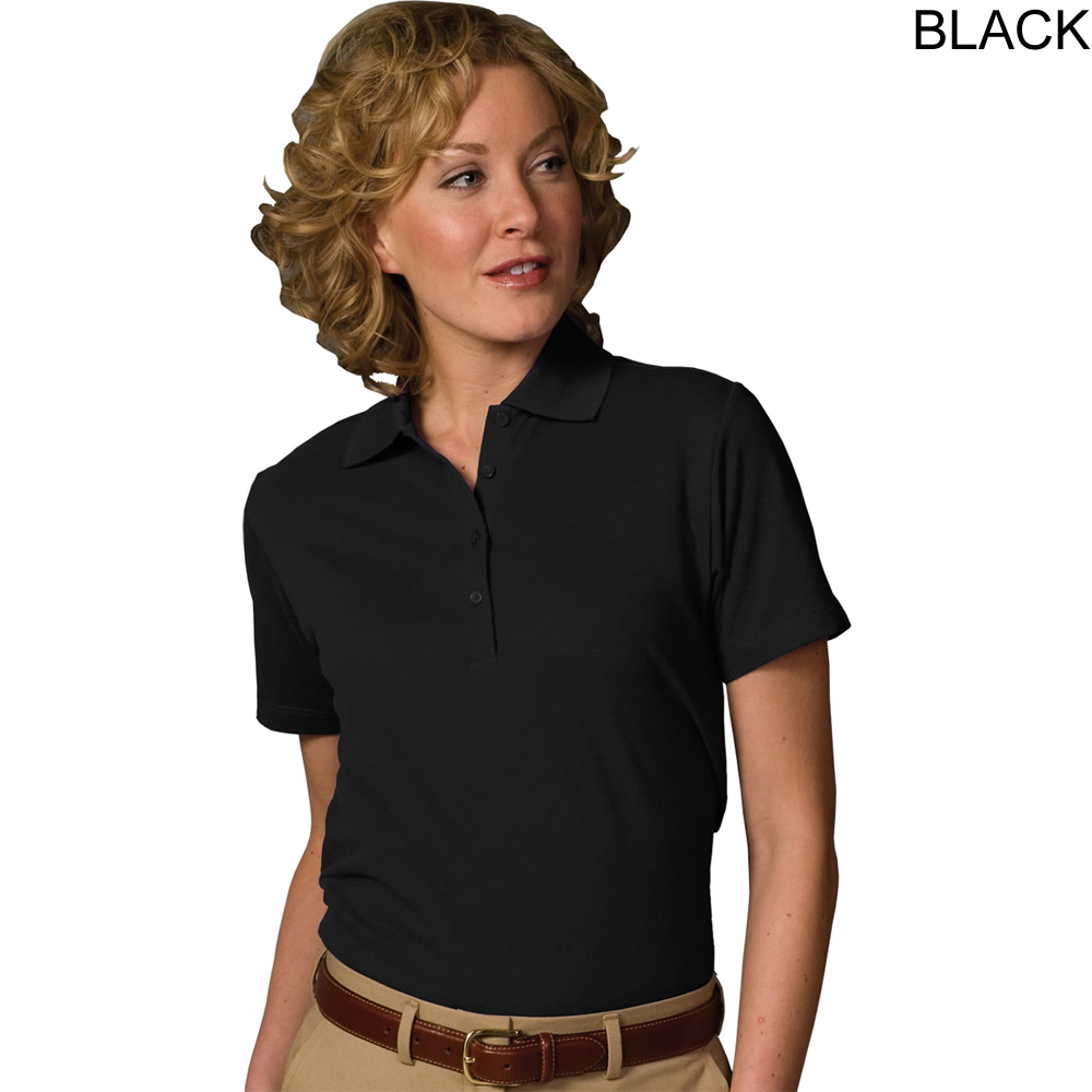 Edwards Women s Short Sleeve Pique Polo Shirt 5500 Edwards Women s Short Sleeve Pique Polo Shirt 5500