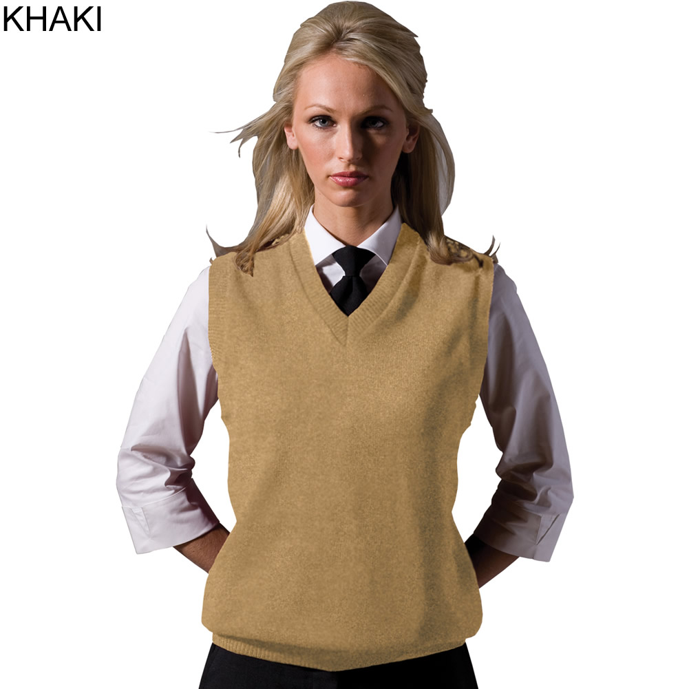 Edwards Women's Acrylic V-Neck Sweater Vest - 561
