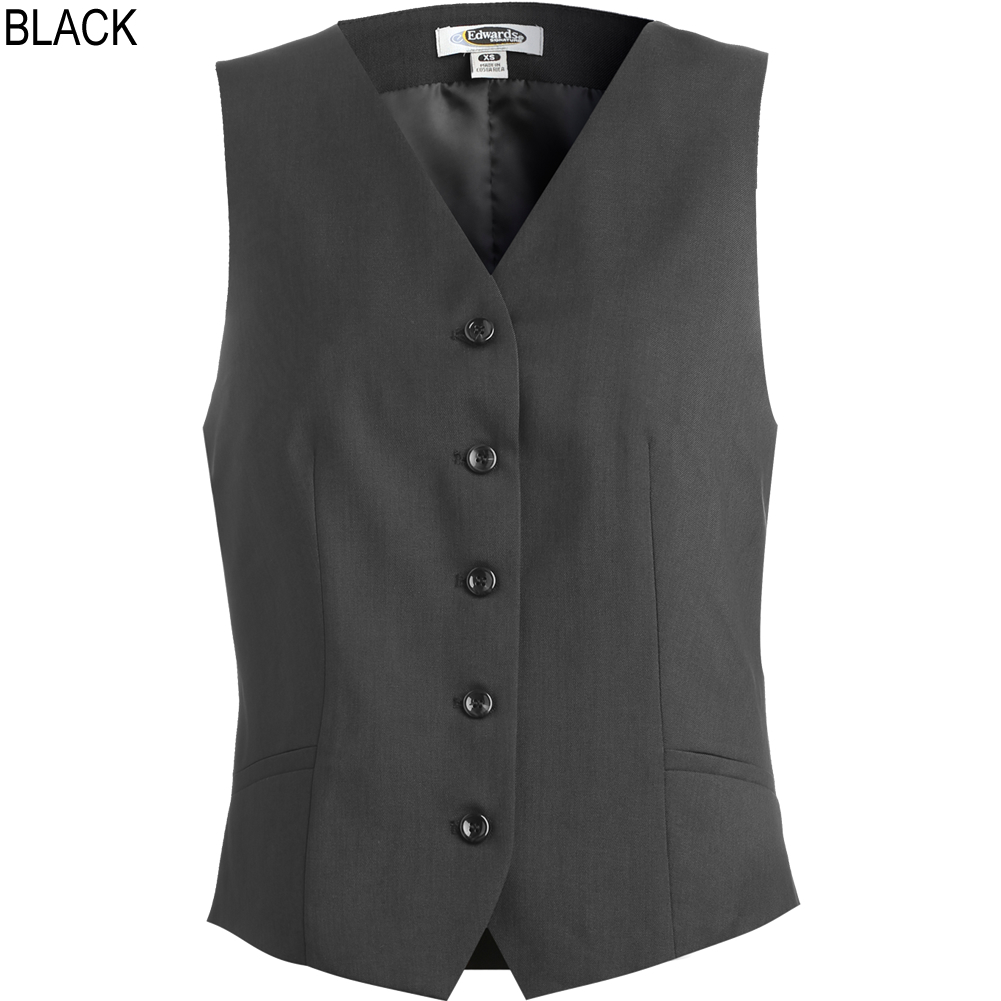 Edwards Ladies' Synergy Washable High-Button Vest - 7526