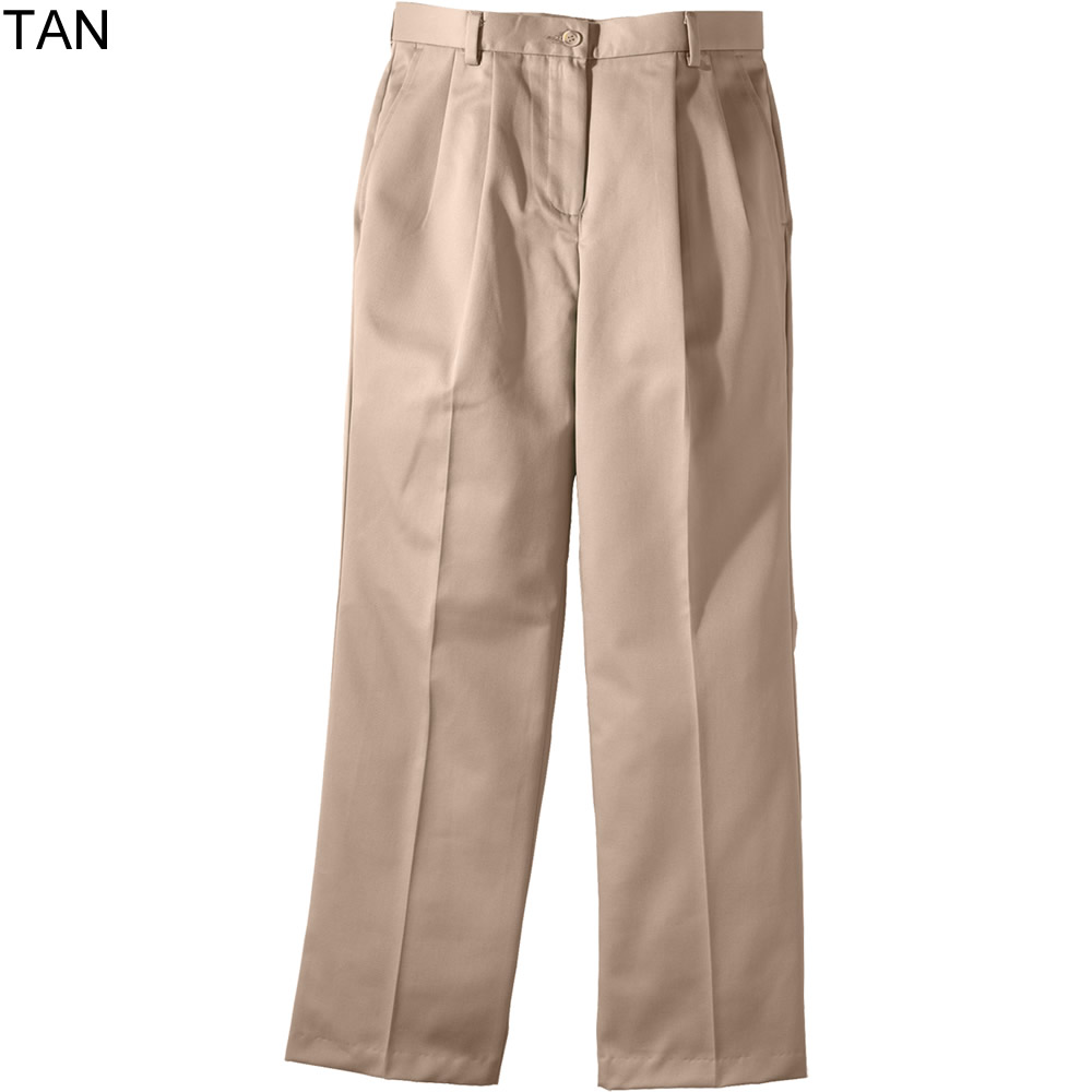 Edwards Ladies' All Cotton Pleated Chino Pant - 8639