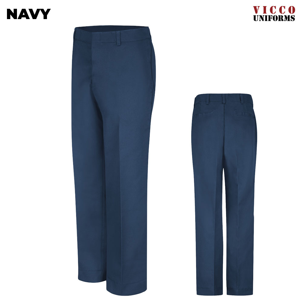 Red Kap Pants: Men's PT22 NV Navy Blue Low Rise Work Pants