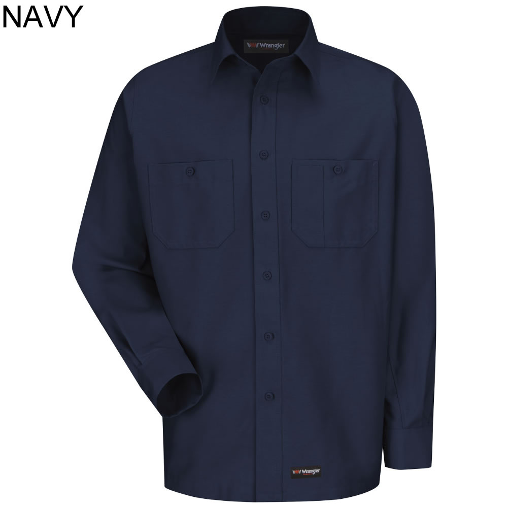 Wrangler / Dickies WS10 - Men's Workwear Work Shirt - Long Sleeve