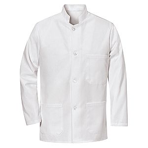 Chef Designs 4020 White Military Buscoat - 4020WH