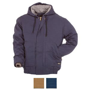 Berne Flame Resistant Quilt Lined Hooded Jacket - FRHJ01