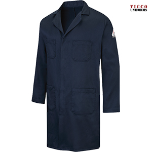 Bulwark KLL6 Lab Coat - Flame Resistant Concealed Snap Front