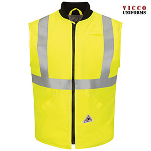 Bulwark VMS4 - Men's Insulated Vest - Flame Resistant High Visibility