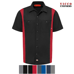 Dickies LS524 Men's Industrial Color Block Shirt - Short Sleeve