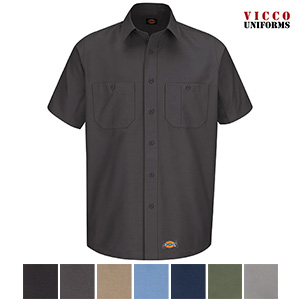 Wrangler / Dickies WS20 - Men's Workwear Work Shirt - Short Sleeve