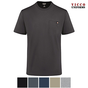 Dickies WS450 Men's Heavyweight Crew Neck - Short Sleeve