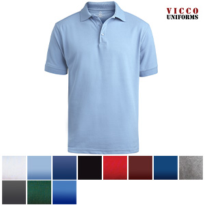 Men's Short Sleeve Pique Polo