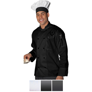Edwards Unisex Classic Full Cut Long Sleeve Chef Coat - 3301