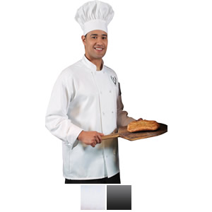 Edwards Unisex Classic Full Cut Long Sleeve Chef Coat - 3302