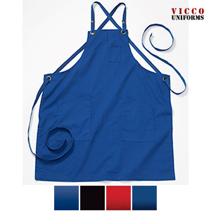 Edwards 9043 3-Pocket Twill Bib Apron