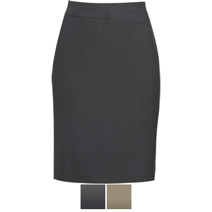Edwards 9761 Ladies' Intaglio Microfiber Straight Skirt