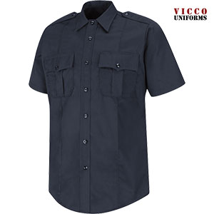 Horace Small HS1715 - Unisex Shirt - Button Front Cotton Short Sleeve