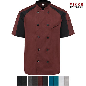 Red Kap 052M - Men's Airflow Chef Coat - Raglan with OilBlok