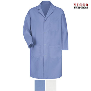 Red Kap 5080 Men's 4 Gripper Front Lab Coat