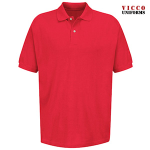 Red Kap 7701 Men's Basic Pocketless Pique Polo