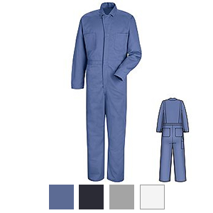 Red Kap CC16 100% Cotton Button Front Coveralls