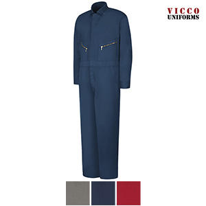 Red Kap CC18 Zip Front Cotton Coveralls