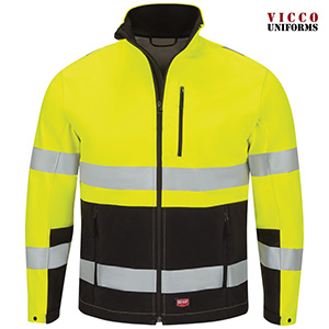 Red Kap JY34 Men's Hi-Visibility Jacket - Soft Shell