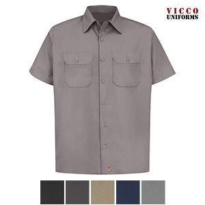 Red Kap ST62 Utility Short Sleeve Work Shirt